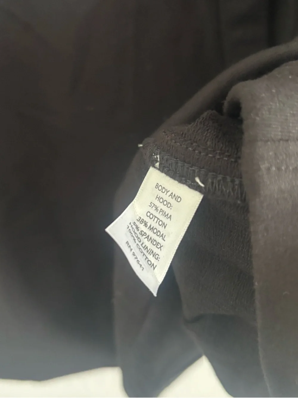 Pure J. Jill Women's Size 4X Black Full Zip Hooded Sweater